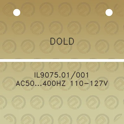 dold-il907501001-ac50400hz-110-127v