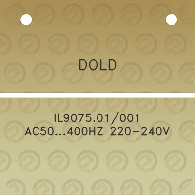 dold-il907501001-ac50400hz-220-240v