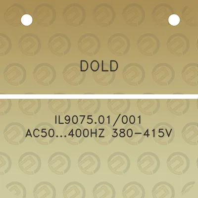 dold-il907501001-ac50400hz-380-415v