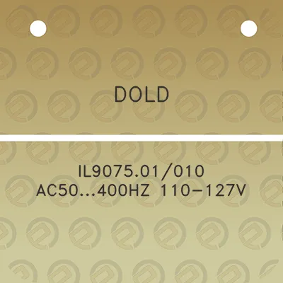 dold-il907501010-ac50400hz-110-127v