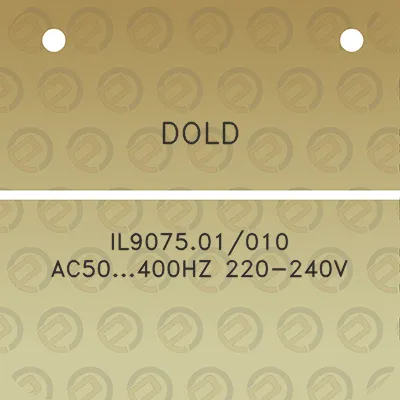 dold-il907501010-ac50400hz-220-240v