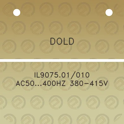 dold-il907501010-ac50400hz-380-415v