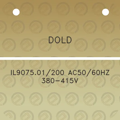 dold-il907501200-ac5060hz-380-415v