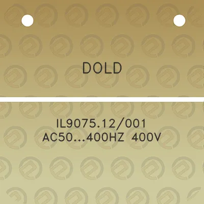 dold-il907512001-ac50400hz-400v