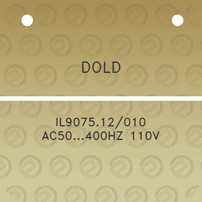 dold-il907512010-ac50400hz-110v