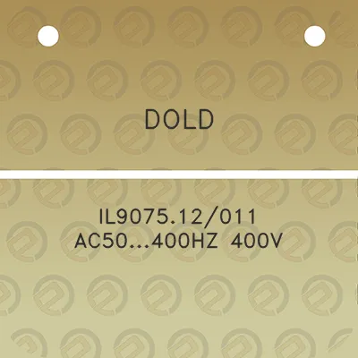 dold-il907512011-ac50400hz-400v