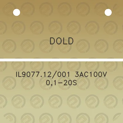 dold-il907712001-3ac100v-01-20s