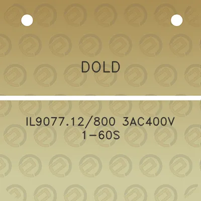 dold-il907712800-3ac400v-1-60s