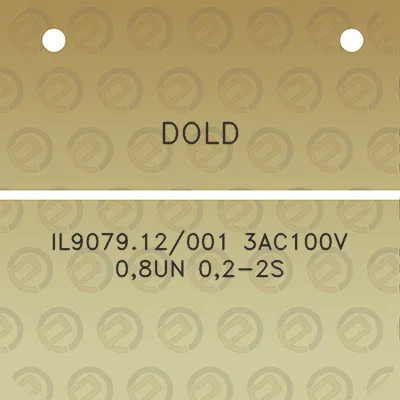 dold-il907912001-3ac100v-08un-02-2s