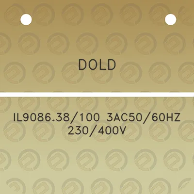 dold-il908638100-3ac5060hz-230400v