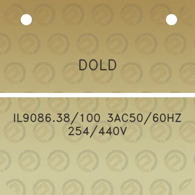 dold-il908638100-3ac5060hz-254440v