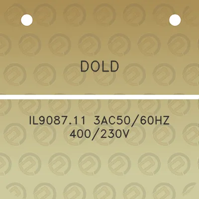 dold-il908711-3ac5060hz-400230v