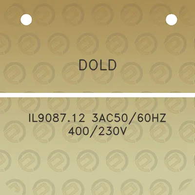 dold-il908712-3ac5060hz-400230v