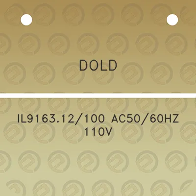 dold-il916312100-ac5060hz-110v