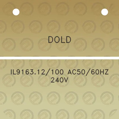 dold-il916312100-ac5060hz-240v