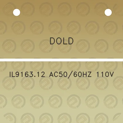 dold-il916312-ac5060hz-110v