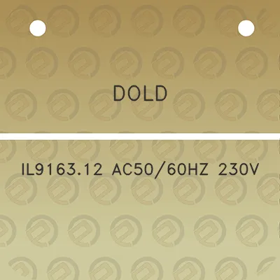 dold-il916312-ac5060hz-230v