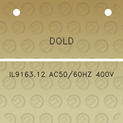 dold-il916312-ac5060hz-400v