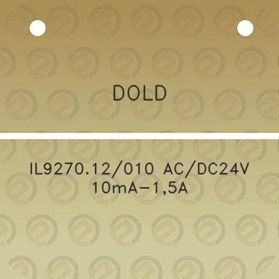 dold-il927012010-acdc24v-10ma-15a