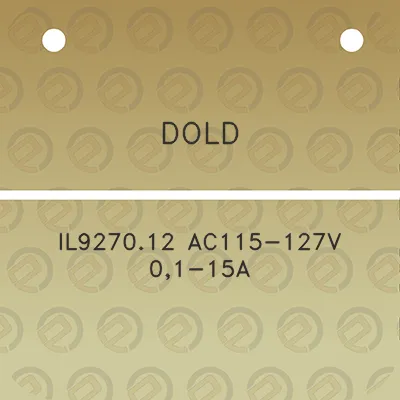 dold-il927012-ac115-127v-01-15a