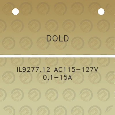 dold-il927712-ac115-127v-01-15a