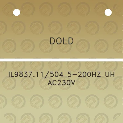 dold-il983711504-5-200hz-uh-ac230v