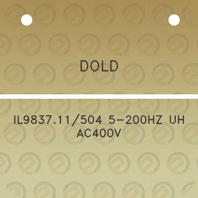 dold-il983711504-5-200hz-uh-ac400v