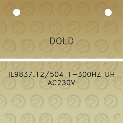 dold-il983712504-1-300hz-uh-ac230v