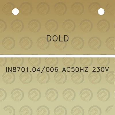 dold-in870104006-ac50hz-230v