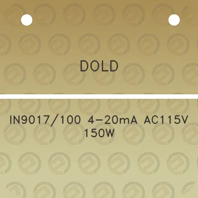 dold-in9017100-4-20ma-ac115v-150w