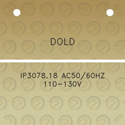 dold-ip307818-ac5060hz-110-130v