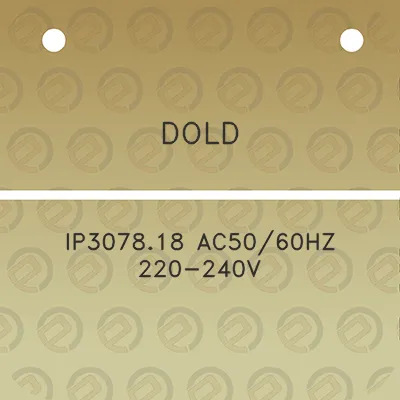 dold-ip307818-ac5060hz-220-240v