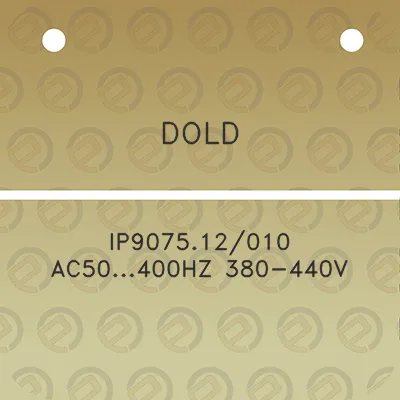 dold-ip907512010-ac50400hz-380-440v