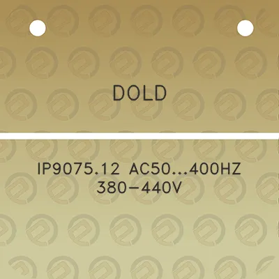 dold-ip907512-ac50400hz-380-440v