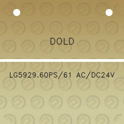 dold-lg592960ps61-acdc24v