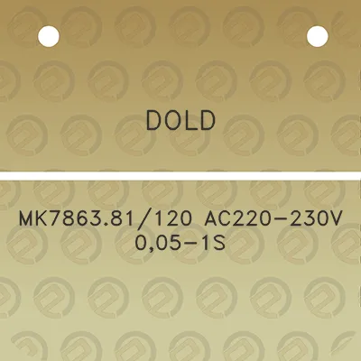 dold-mk786381120-ac220-230v-005-1s