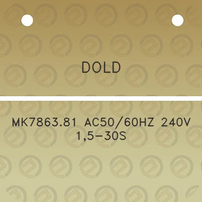 dold-mk786381-ac5060hz-240v-15-30s