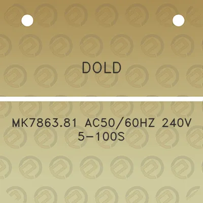 dold-mk786381-ac5060hz-240v-5-100s