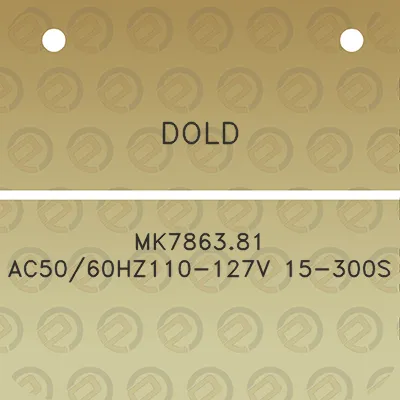 dold-mk786381-ac5060hz110-127v-15-300s