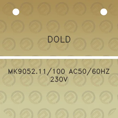 dold-mk905211100-ac5060hz-230v