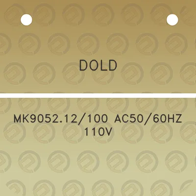 dold-mk905212100-ac5060hz-110v