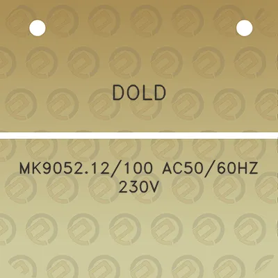 dold-mk905212100-ac5060hz-230v