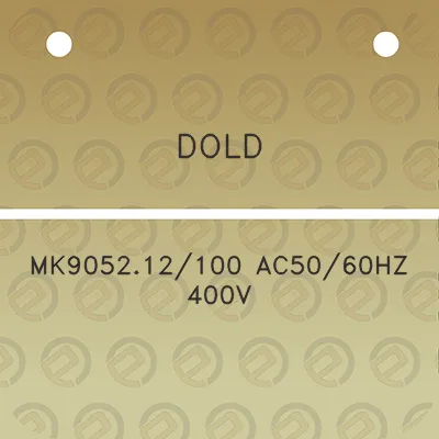 dold-mk905212100-ac5060hz-400v