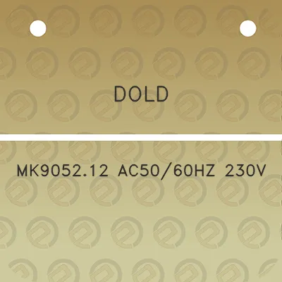 dold-mk905212-ac5060hz-230v