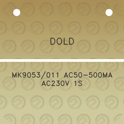 dold-mk9053011-ac50-500ma-ac230v-1s