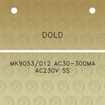 dold-mk9053012-ac30-300ma-ac230v-5s