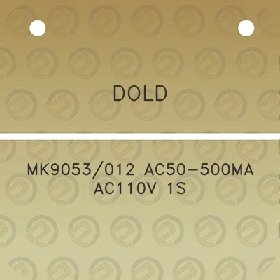 dold-mk9053012-ac50-500ma-ac110v-1s