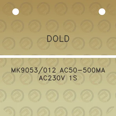 dold-mk9053012-ac50-500ma-ac230v-1s