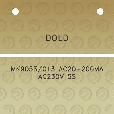 dold-mk9053013-ac20-200ma-ac230v-5s