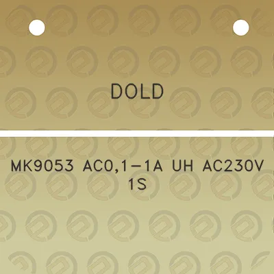 dold-mk9053-ac01-1a-uh-ac230v-1s